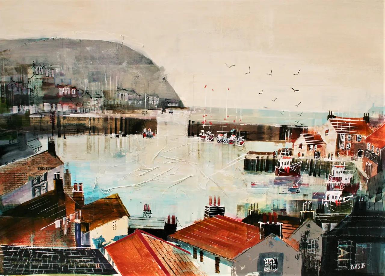 Nagib Karsan - polperro, across the rooftops